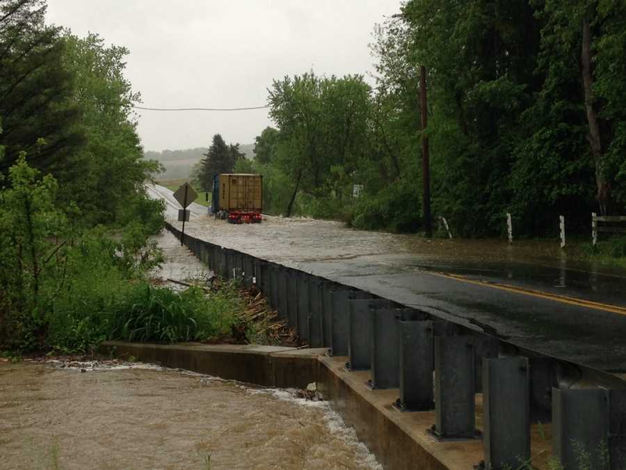 News 8 crews flooding photos