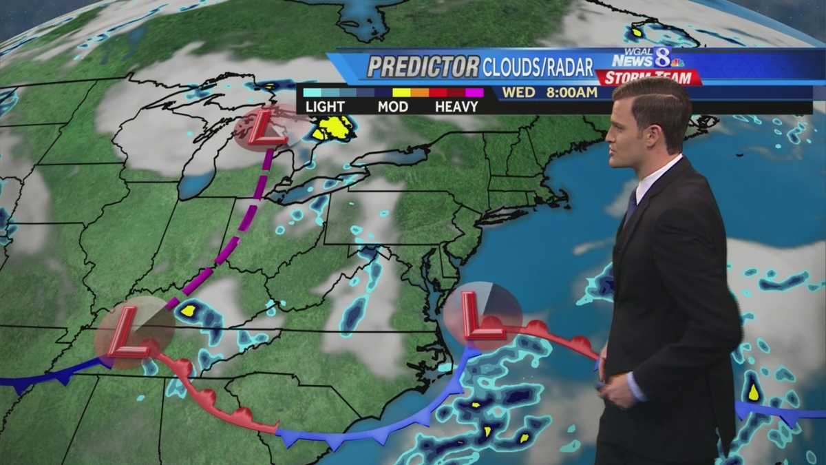 Isolated showers possible this evening
