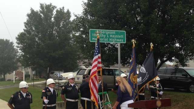 Road dedication honors fallen Susquehanna Valley soldier