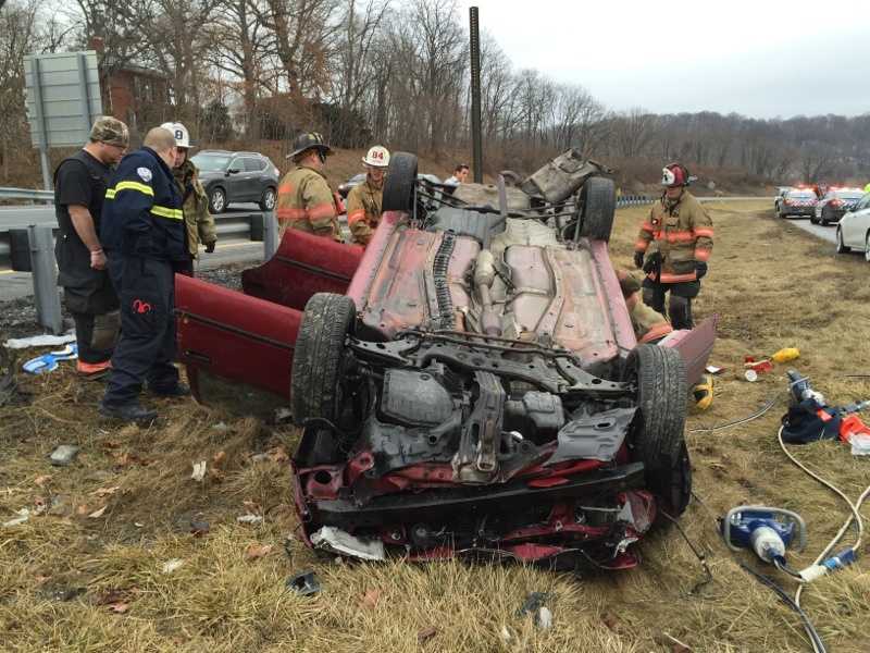 UPDATE: Route 30 Reopened After Crash Caused Car To Flip