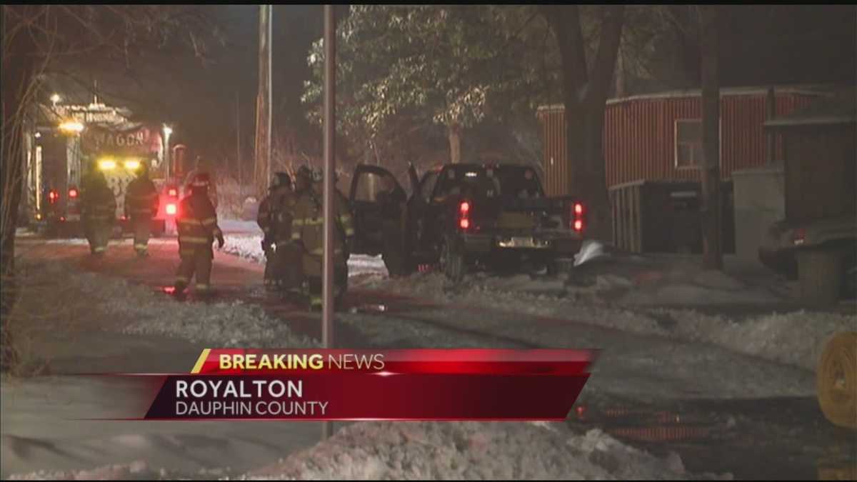 Crews battle overnight fire in Dauphin County