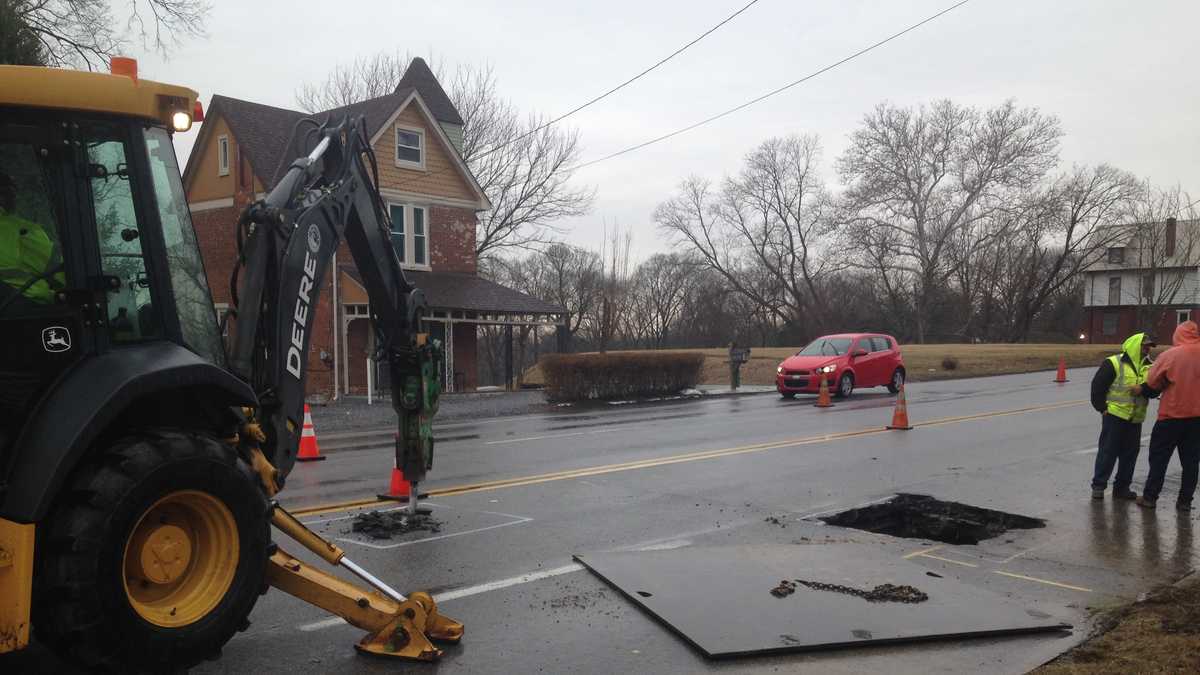 Photos: Lancaster sinkhole