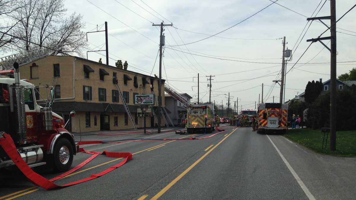 Photos: Route 30 fire