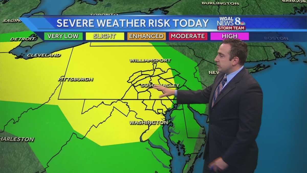 Strong Storms, Heavy Rainfall Possible Sunday Night