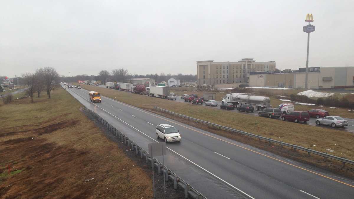 Route 283 reopens after crashes