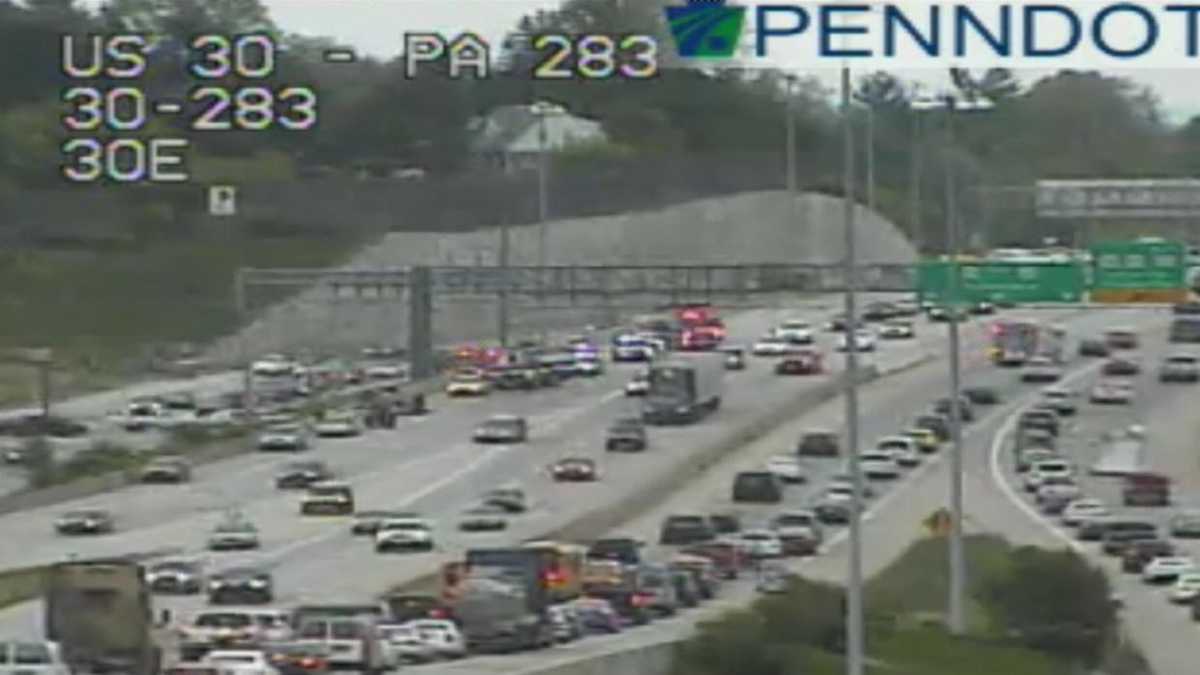 ROUTE 283 ACCIDENT TODAY visual data 2