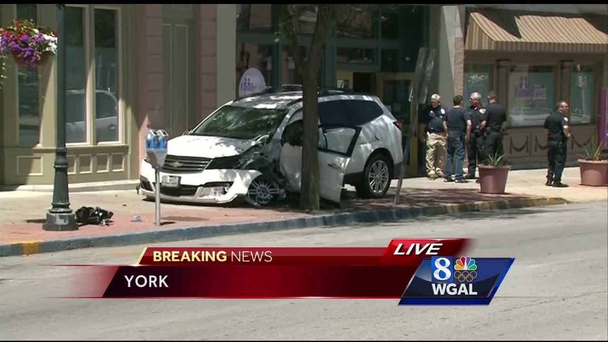 SUV slams into 5 people on York sidewalk