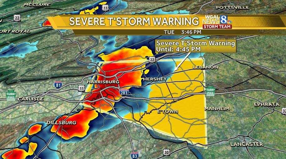 Severe Thunderstorm Warning In Effect For Parts Of Susquehanna Valley ...