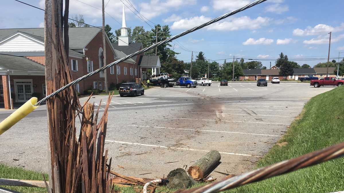 Photos Vehicle crashes into church