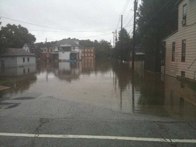 New Cumberland flooding then and now