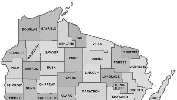 Check out the average age of Wisconsin counties