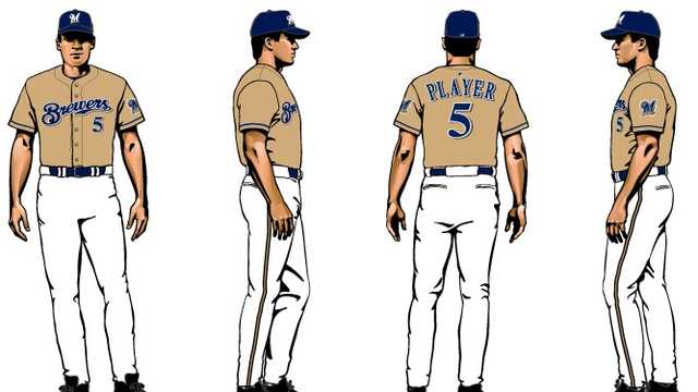 Brewers reveal new alternate jersey
