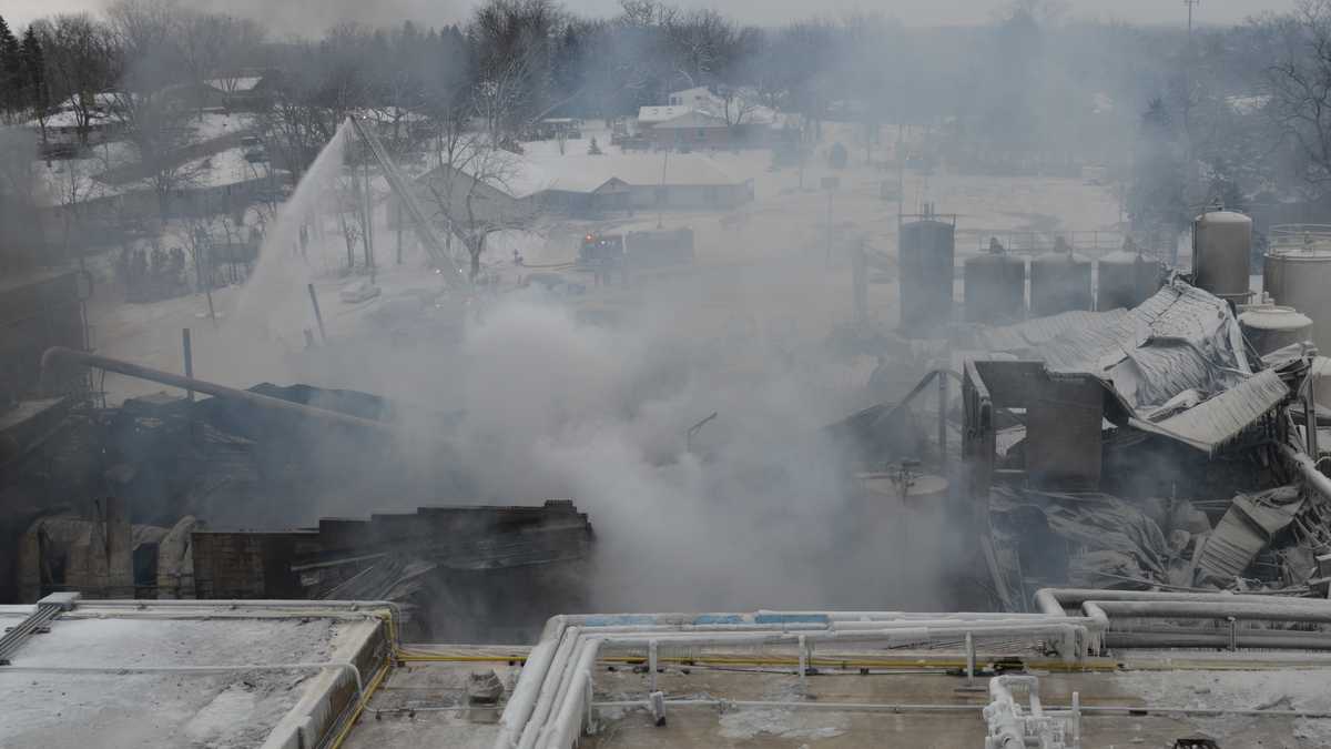 Investigation photos from Echo Lake Foods fire
