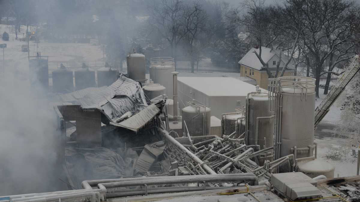 Investigation photos from Echo Lake Foods fire
