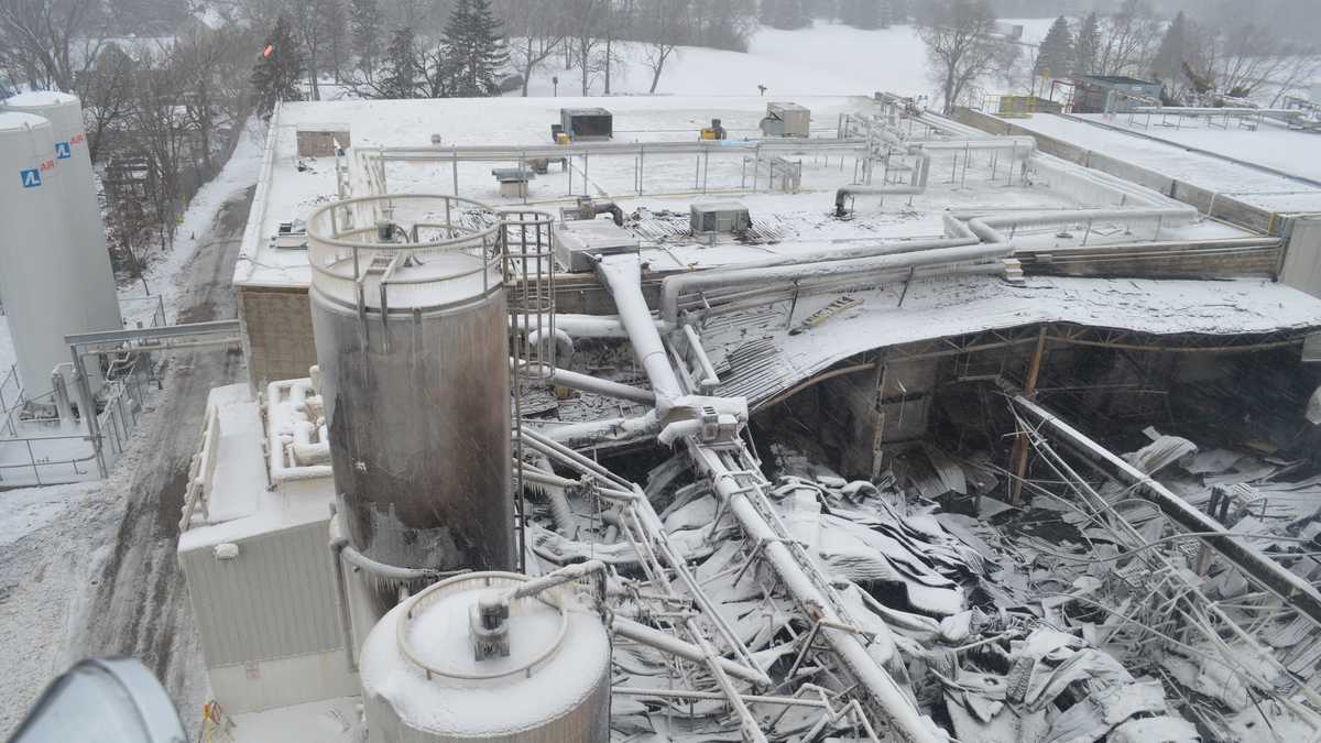 Investigation photos from Echo Lake Foods fire