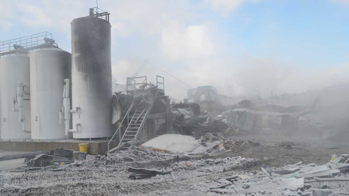 Investigation photos from Echo Lake Foods fire