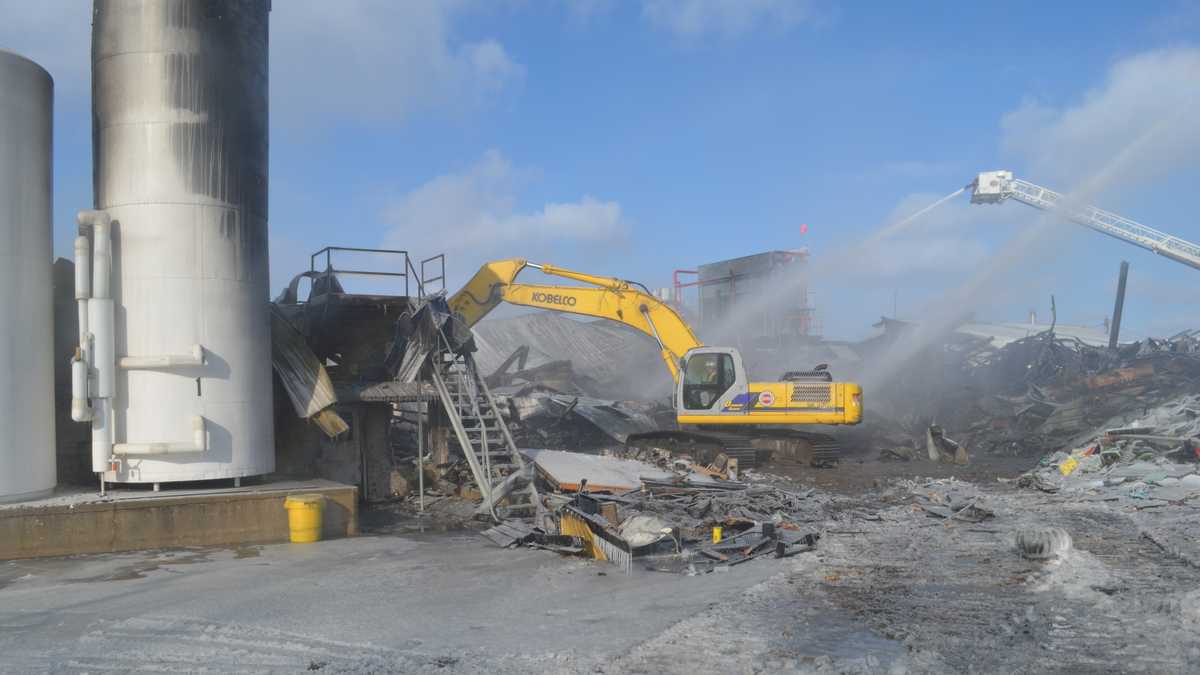 Investigation photos from Echo Lake Foods fire