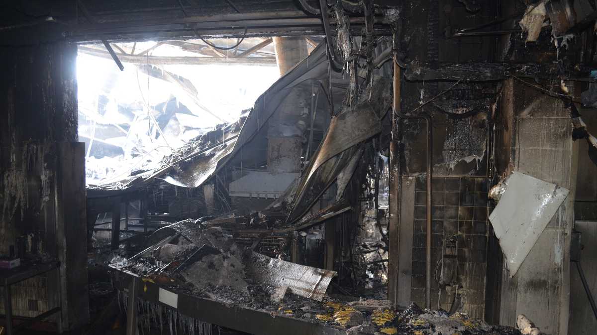 Investigation photos from Echo Lake Foods fire