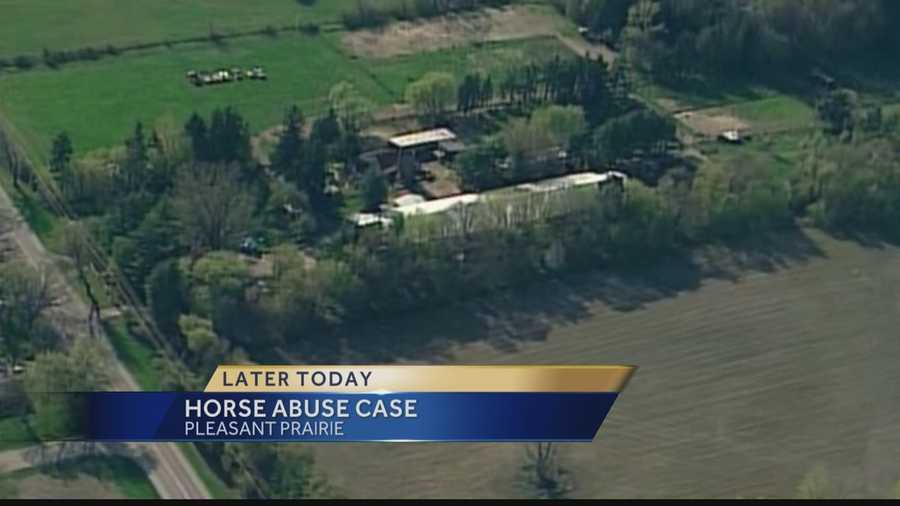 Two owners of a Pleasant Prairie horse farm will appear in court Tuesday, accused of multiple counts of animal neglect.