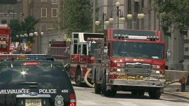 An electrical fire at the Milwaukee County Courthouse leads to a power outage at the Milwaukee County Sheriff's 911 Communications Center.
