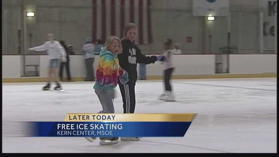 A great way to beat the heat Tuesday is by ice skating! MSOE is offering free ice skating at the Kern Center from 1 p.m. to 4 p.m.