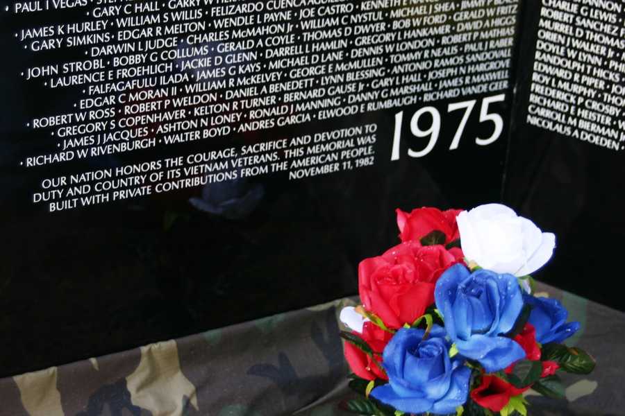 Images: Vietnam Wall, traveling memorial comes to Wisconsin