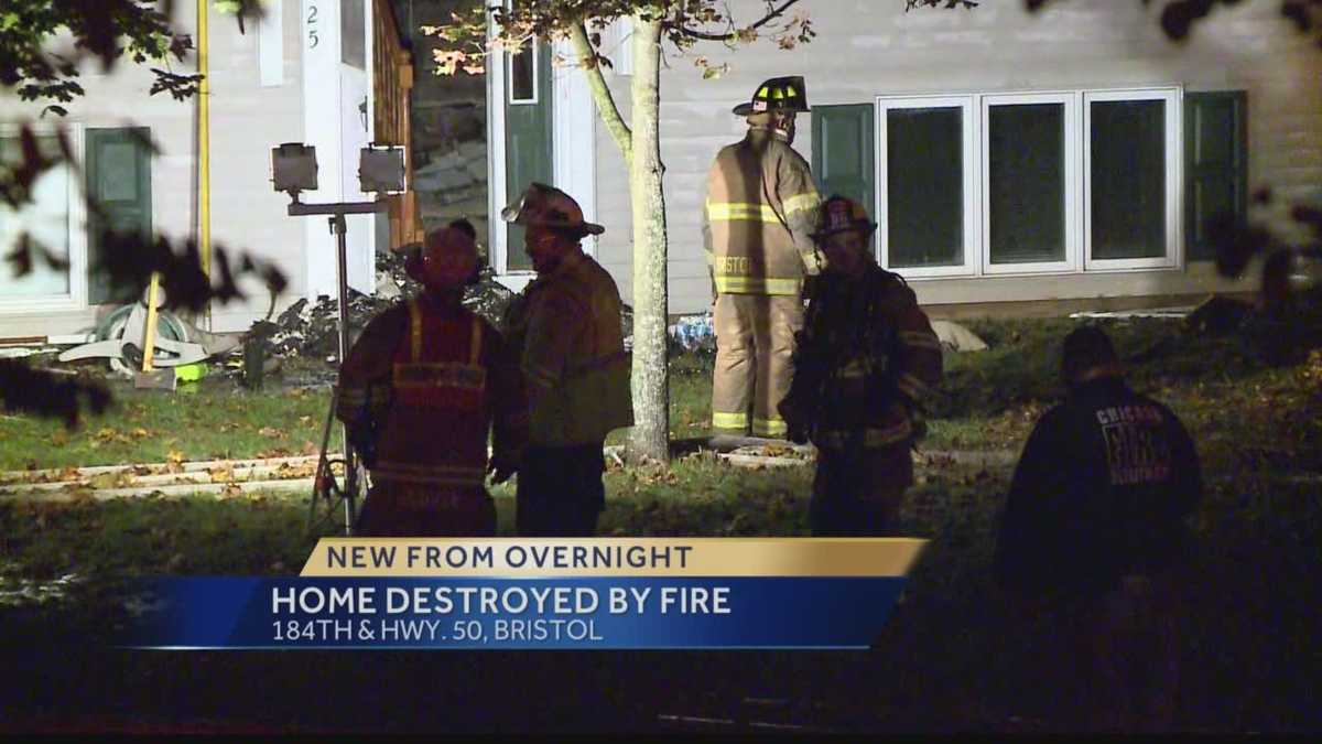 Fire destroys house in Bristol