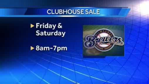 Milwaukee Brewers' annual clubhouse sale starts Friday 