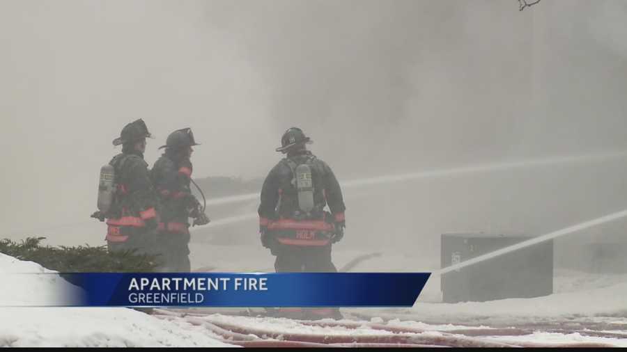 Fire destroys Greenfield apartment building