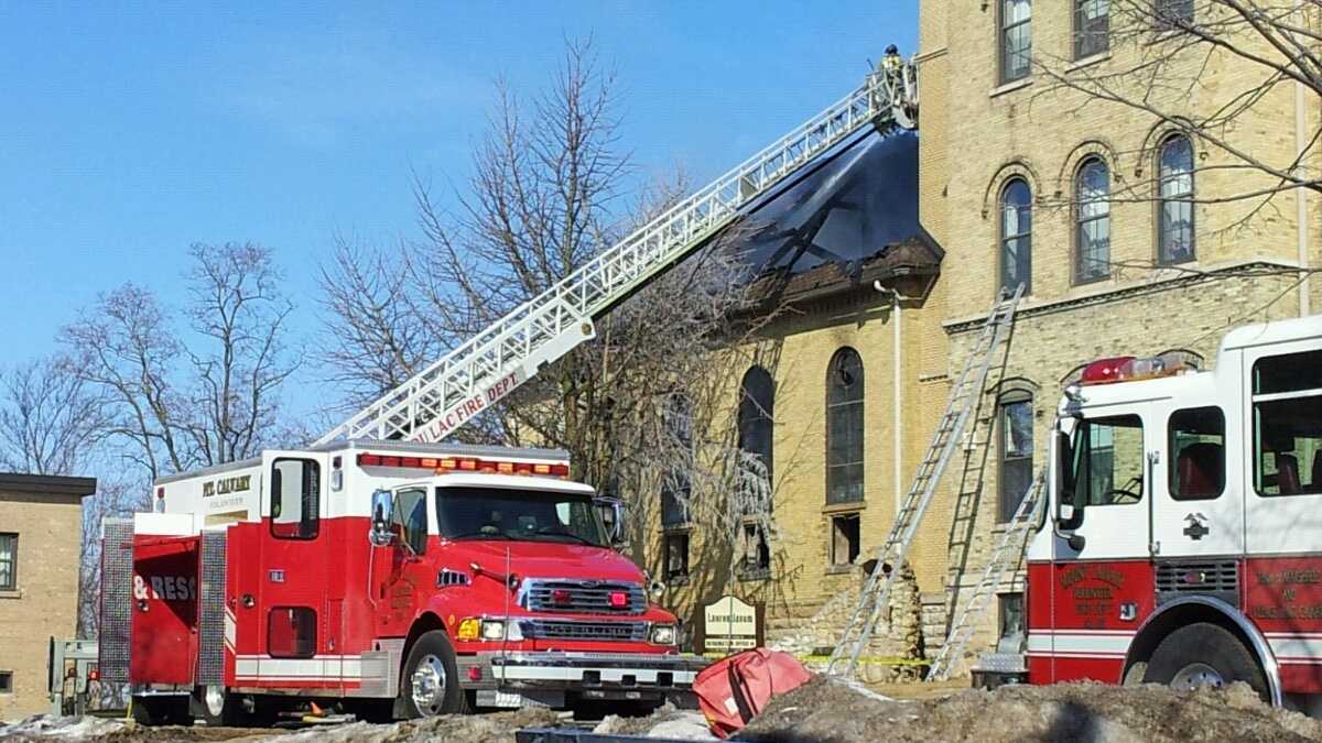 PHOTOS St. Lawrence Seminary fire