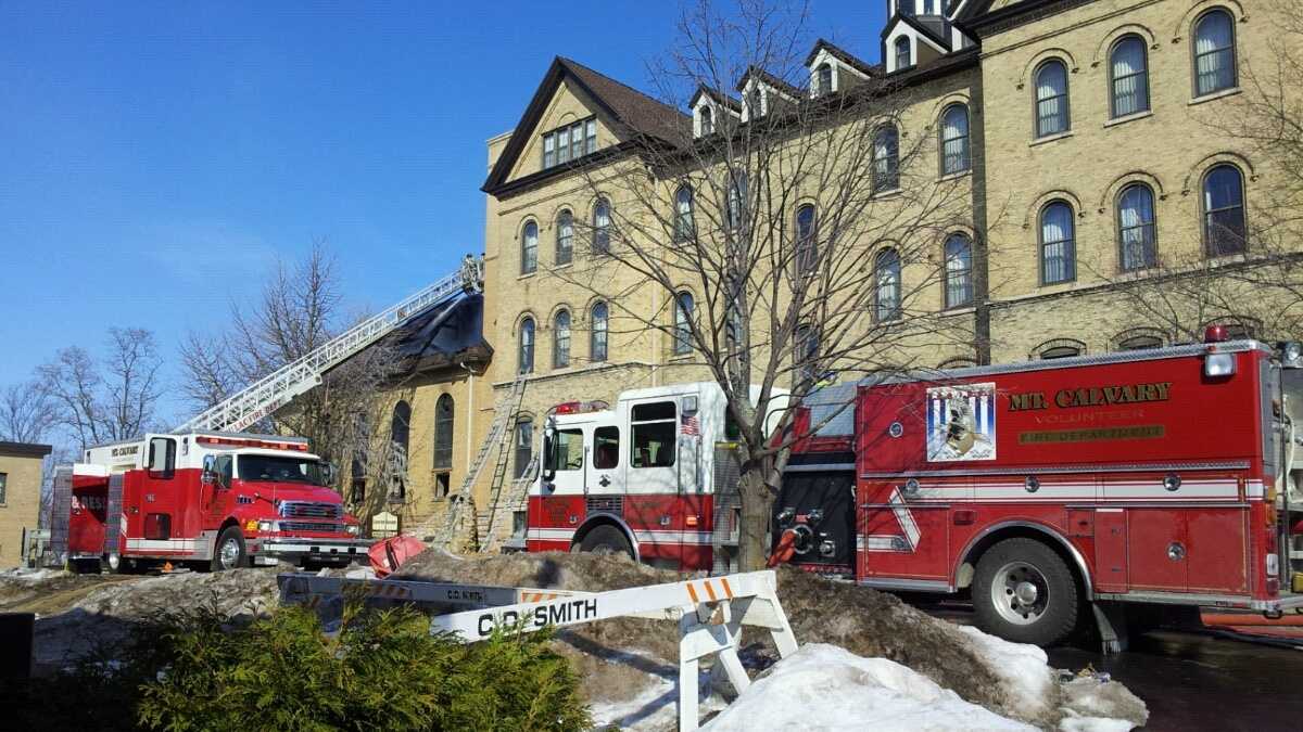 PHOTOS St. Lawrence Seminary fire
