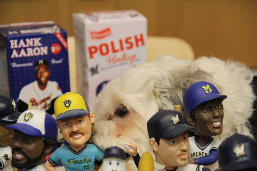 Hank the Brewers dog gets bobblehead game Sept. 13