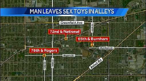 Man accused of leaving sex toys in alleys waiting for girls