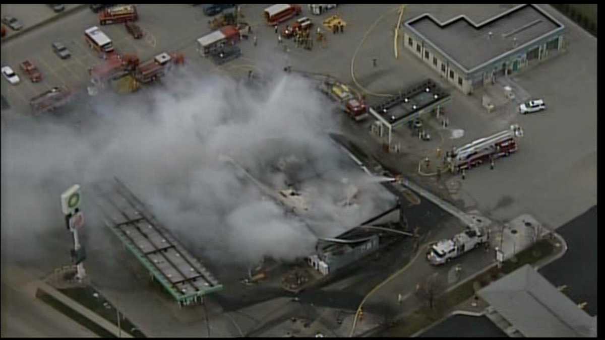 Photos Fire at Lomira gas station