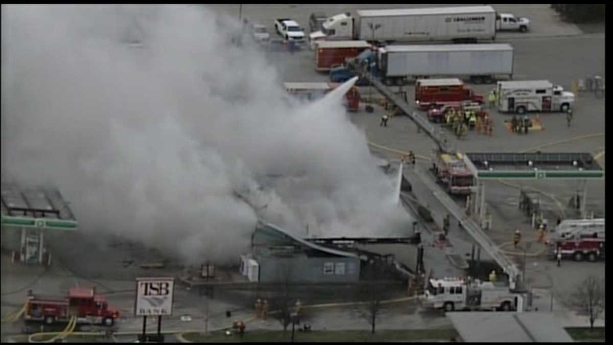 Photos Fire at Lomira gas station