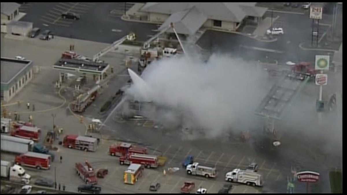 Photos Fire at Lomira gas station