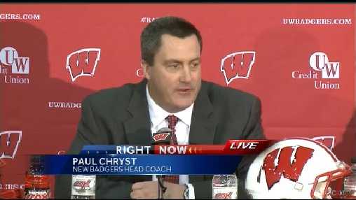 Alvarez announces Paul Chryst as new Badgers football coach