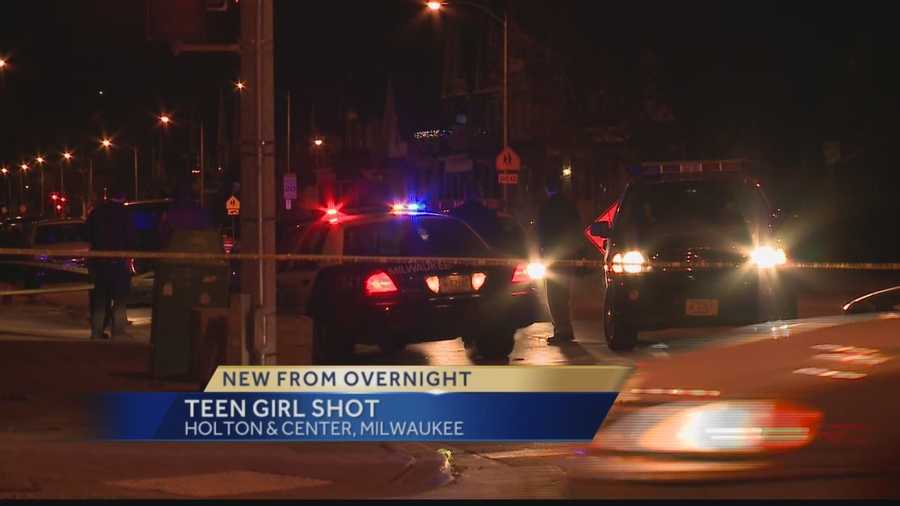 Milwaukee police say a 15-year-old girl was shot just after midnight on New Year's morning.