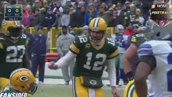 aaron rodgers funny audible