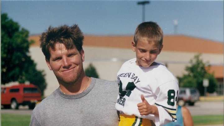 Brett Favre flag football game at Camp Randall Stadium