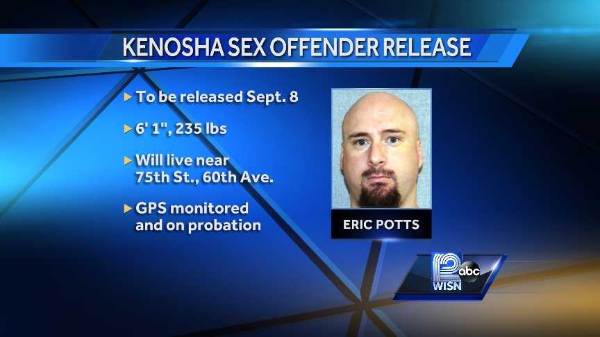 Sex Offender To Be Released In Kenosha