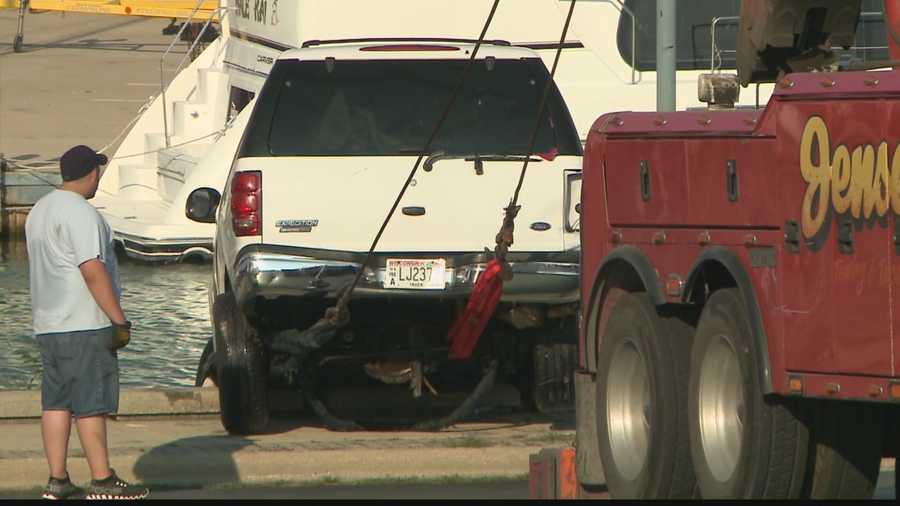 Police: SUV driven into Kenosha harbor was 'intentional'