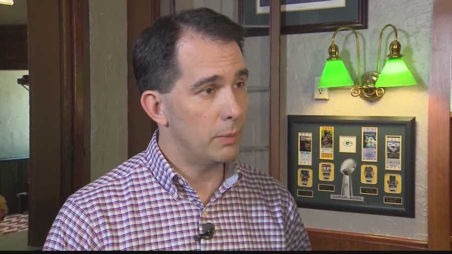 Walker is re-emphasizing some of the same issues that helped him in his early campaign