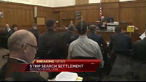 Settlement Reached In Strip Search Cases