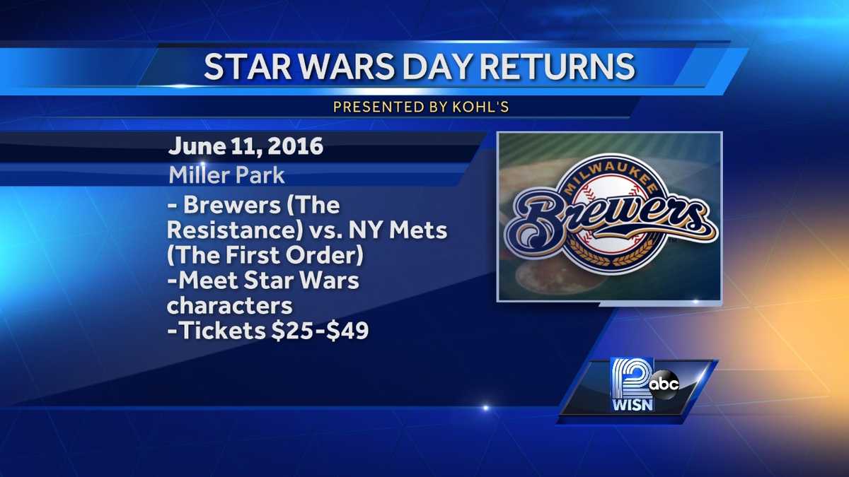 Limited tickets for 'Star Wars' Brewers game