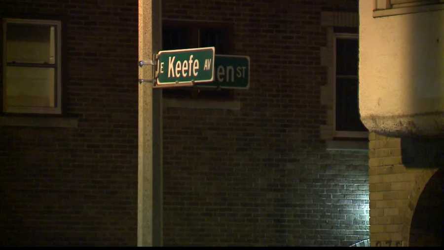 The body of a 21-year-old woman was found Sunday morning near Keefe Avenue and Bremen Street.