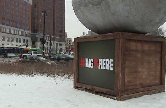 Is a giant egg about to hatch in Red Arrow Park?