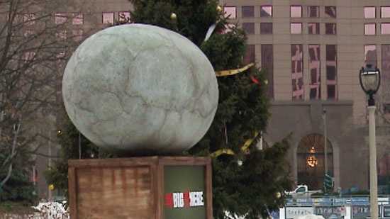 Is a giant egg about to hatch in Red Arrow Park?
