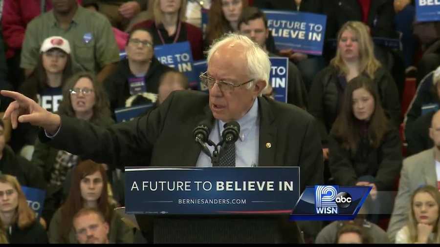 Candidate Bernie Sanders spoke to almost 2300 people at Carthage College