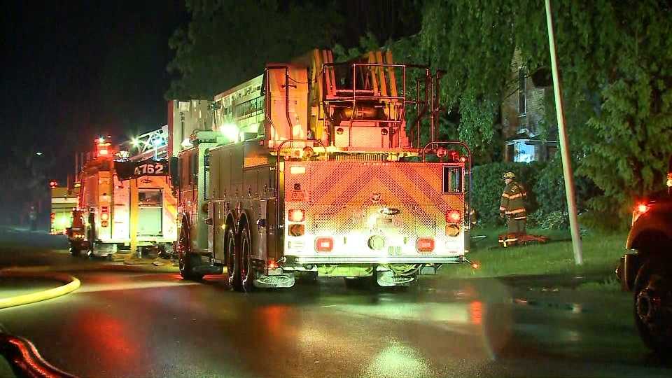 Lightning sparks house fire in Oconomowoc